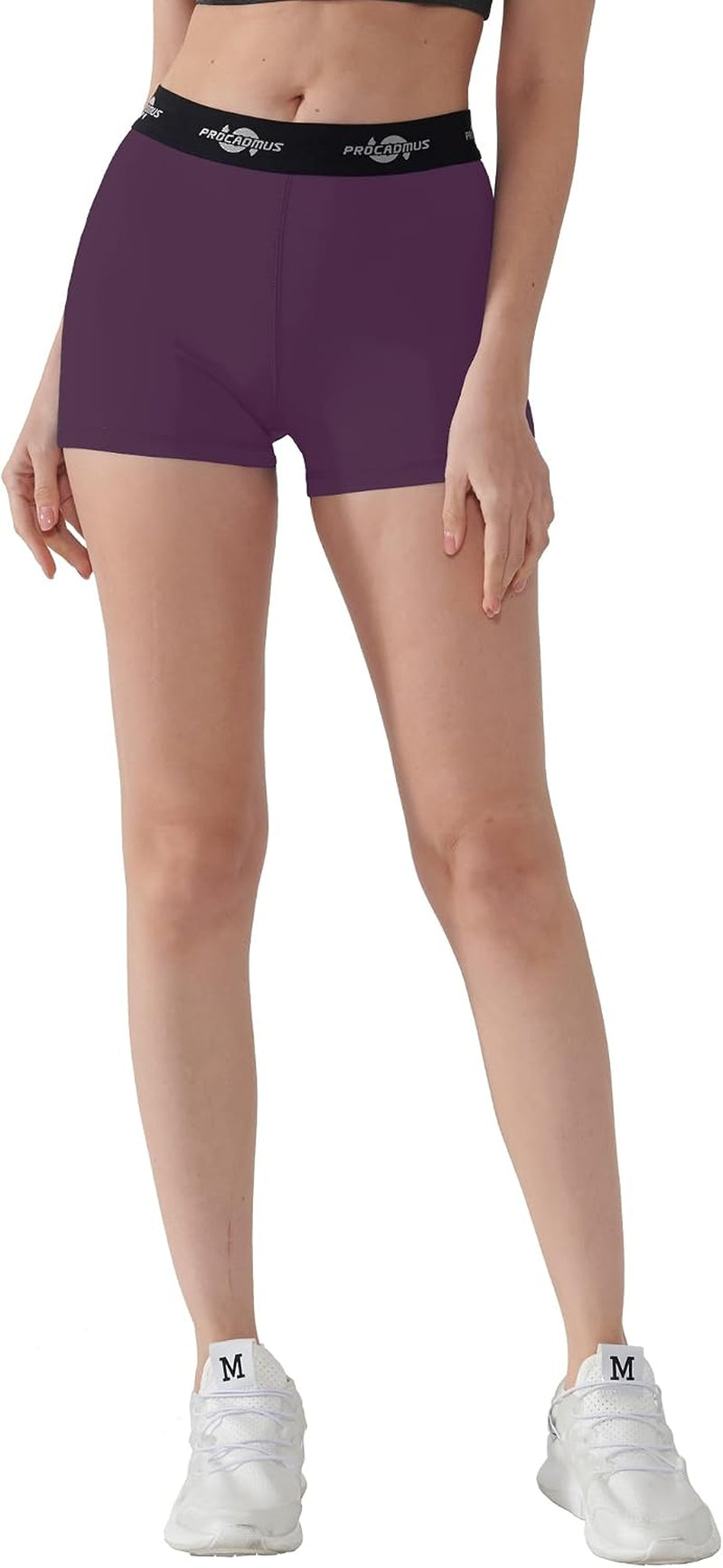 CADMUS Women'S Spandex Volleyball Shorts 3" Compression Pro Shorts