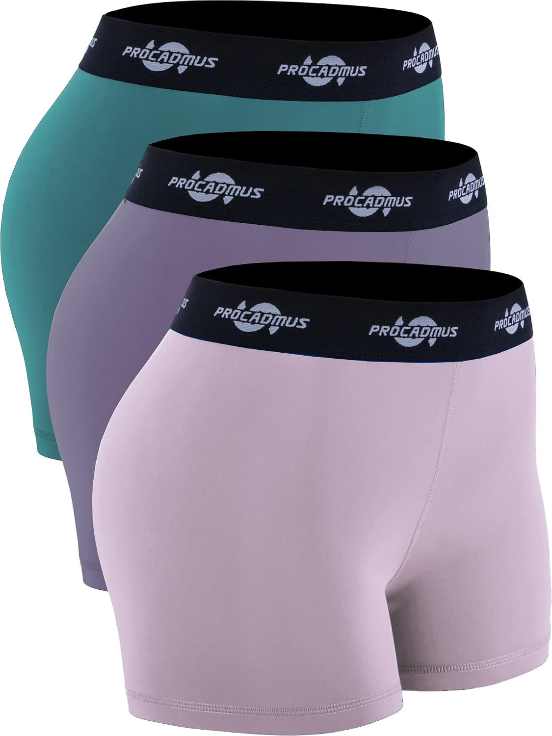 CADMUS Women'S Spandex Volleyball Shorts 3" Compression Pro Shorts