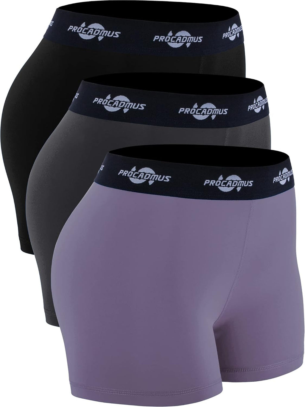 CADMUS Women'S Spandex Volleyball Shorts 3" Compression Pro Shorts