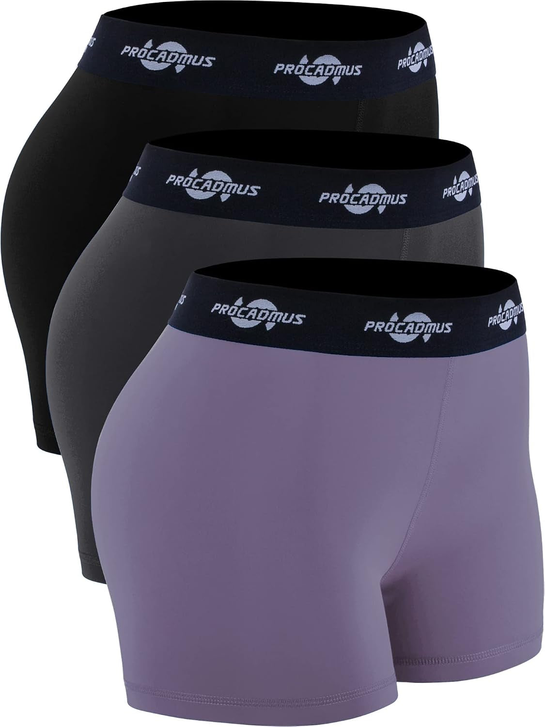 CADMUS Women'S Spandex Volleyball Shorts 3" Compression Pro Shorts