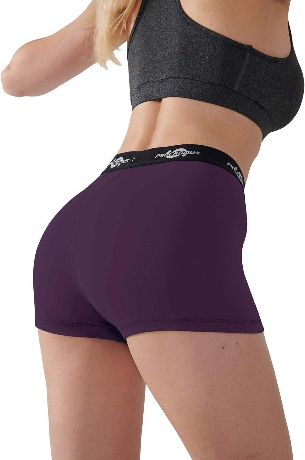 CADMUS Women'S Spandex Volleyball Shorts 3" Compression Pro Shorts
