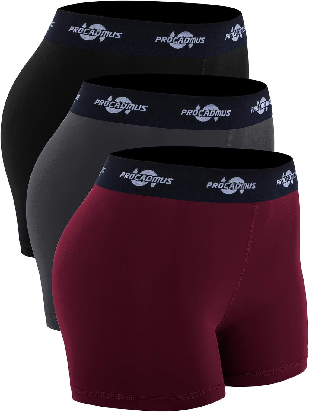CADMUS Women'S Spandex Volleyball Shorts 3" Compression Pro Shorts
