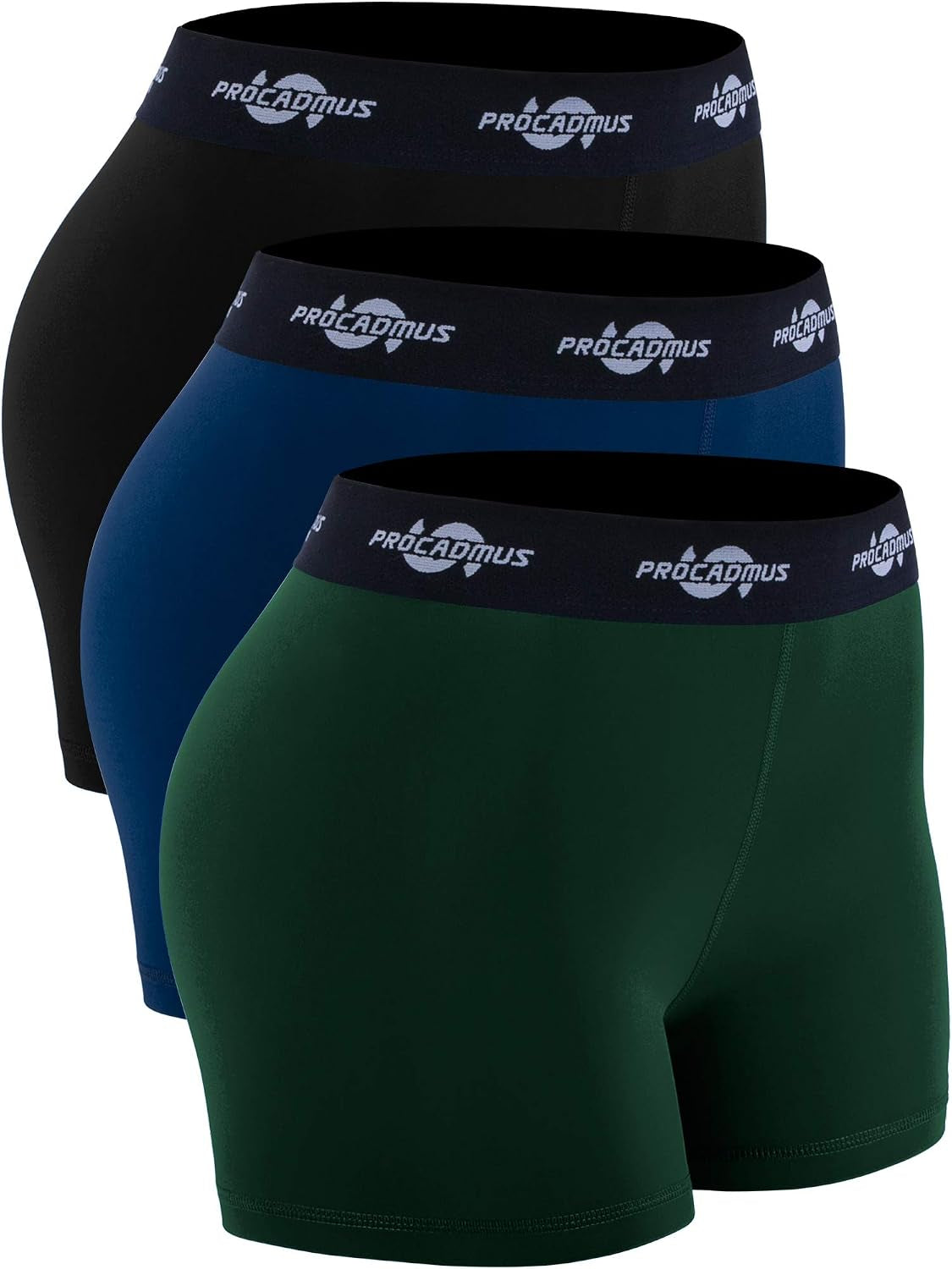 CADMUS Women'S Spandex Volleyball Shorts 3" Compression Pro Shorts